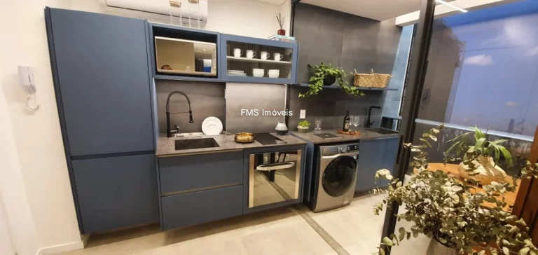 Imagem Apartamento para locação em Pinheiros, com 1 quarto, 1 banheiro, 1 vaga de garagem, 46m² de área.