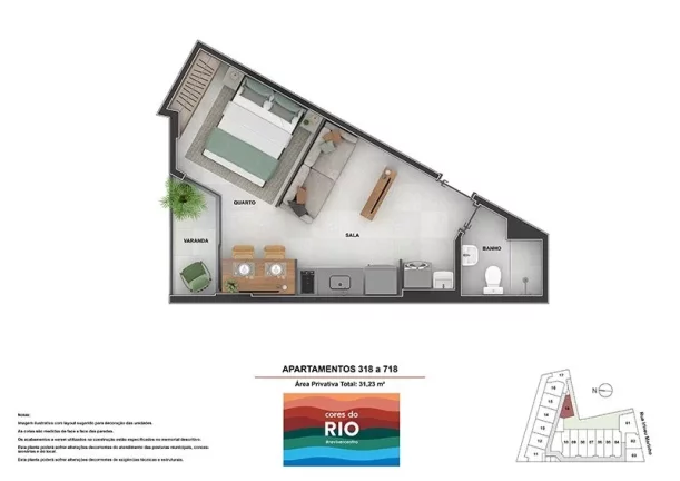 Imagem STUDIO RESIDENCIAL em Rio de Janeiro - RJ, Centro