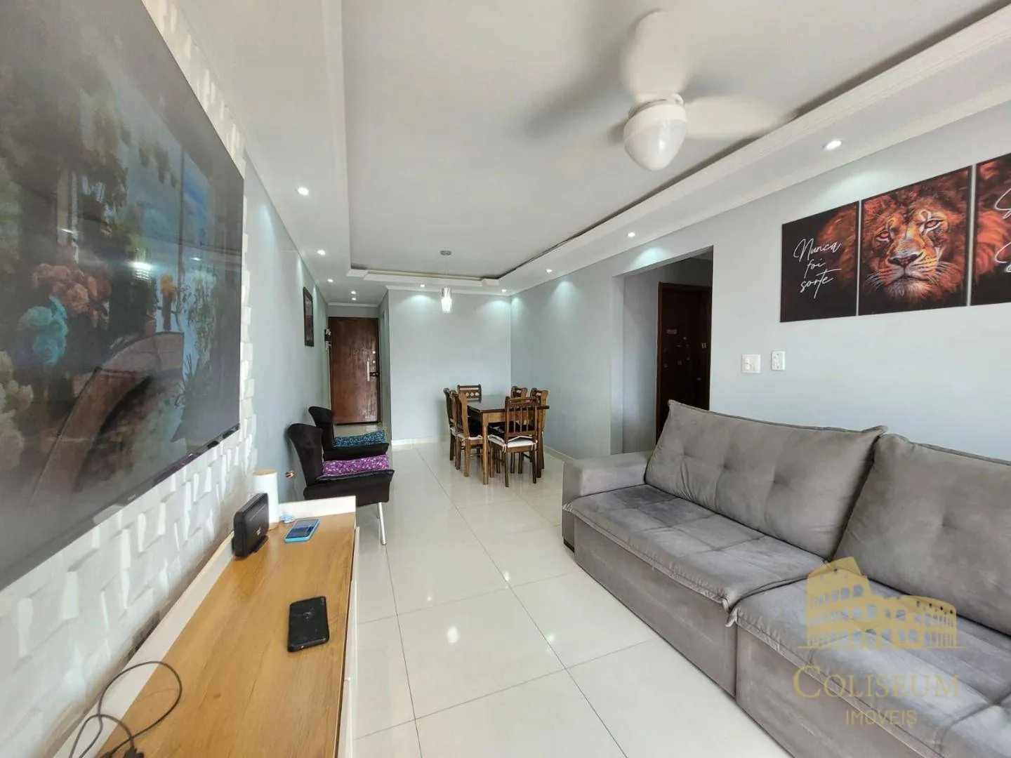 Foto do imóvel Apartamento com 2 dormitórios à venda, 86 m² por R$ 420.000,00 - Vila Assunção - Praia Grande/SP