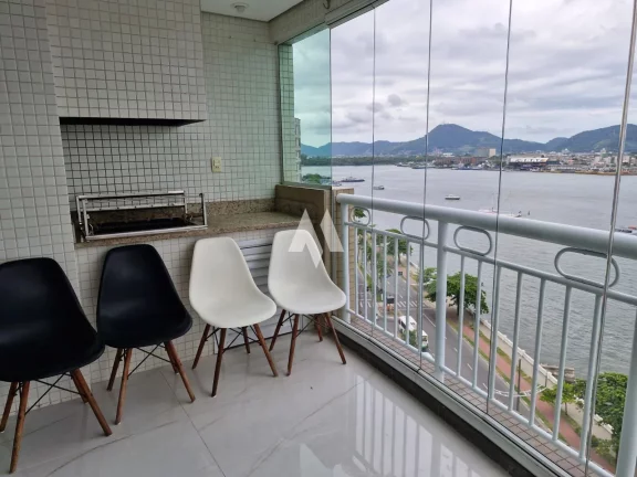 Imagem Apartamento com 3 Quartos e 5 banheiros à Venda, 199 m² - Ponta da Praia em Santos