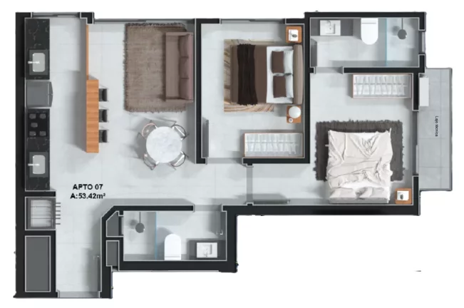 Imagem Arco do Triunfo - Residencial - Apartamento à venda no bairro Zona Nova - Capão da Canoa/RS