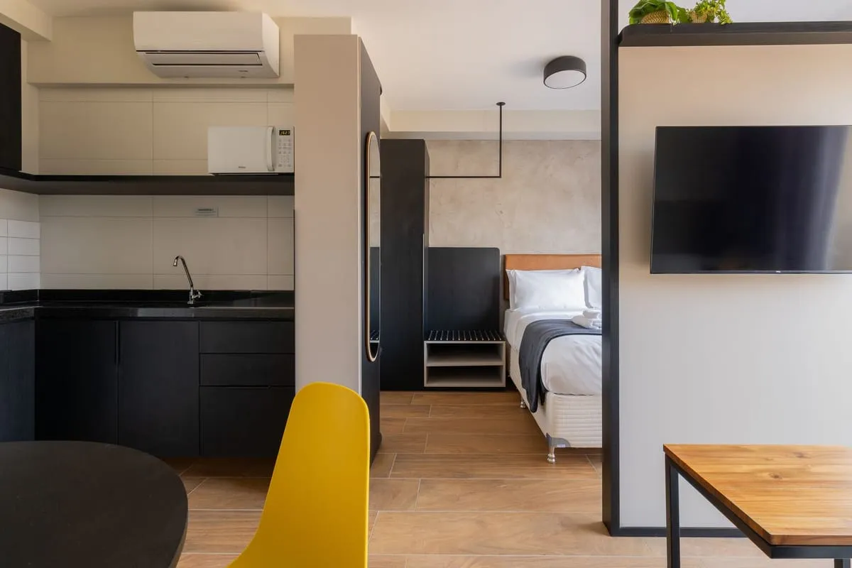 Imagem Apartamento com 1 Quarto para alugar, 24m² - Jardim São Paulo