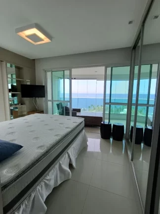 Imagem 3 Suítes, 141m2 privativos, no cheio de charme Morro Ipiranga - Barra, vista mar frontal e definitiva p/ o Cristo e Farol, mobiliado porteira fechada
