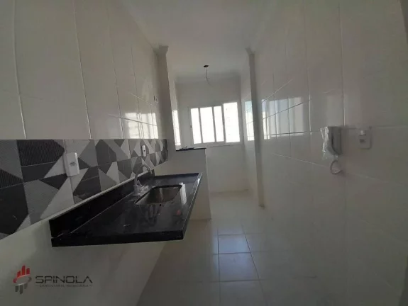 Imagem Apartamento com 2 dormitórios à venda, 56 m² por R$ 380.000,00 - Mirim - Praia Grande/SP