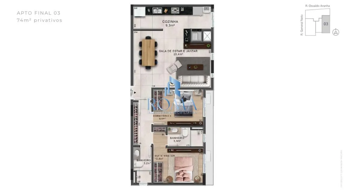 Imagem Apartamento 2 dormitórios à venda Nossa Senhora de Lourdes Santa Maria/RS