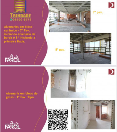 Imagem Apartamento com 3 Quartos à Venda, 109 m² em Ponta do Farol - São Luís
