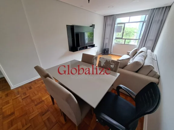 Imagem Apartamento à venda com 92m², 2 quartos, 1 suíte, dependência por R$550.000,00 no José Menino em Santos