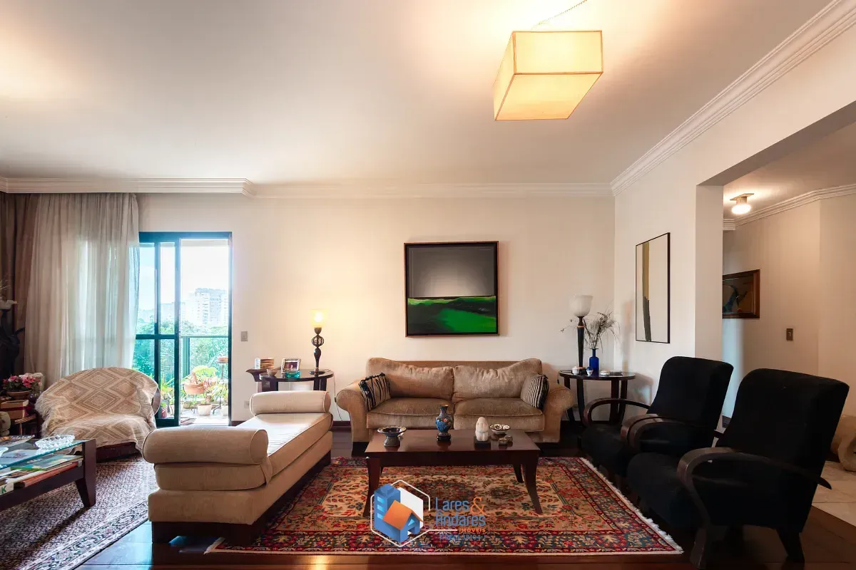 Imagem Apartamento para venda em Moema com 4 quartos, sendo 3 suítes, 222m²