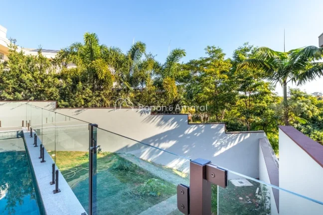Imagem Casa de alto padrão sobrado com 4 suítes em um projeto moderno e encantador com área gourmet,
laz...