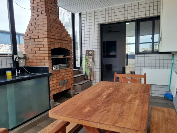 Imagem Cobertura com 4 dormitórios à venda, porteira fechada - Ponta da Praia - Santos/SP
