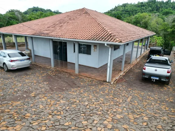 Imagem Casa mobiliada frente para água com churrasqueira e pomar em Boa Vista da Aparecida