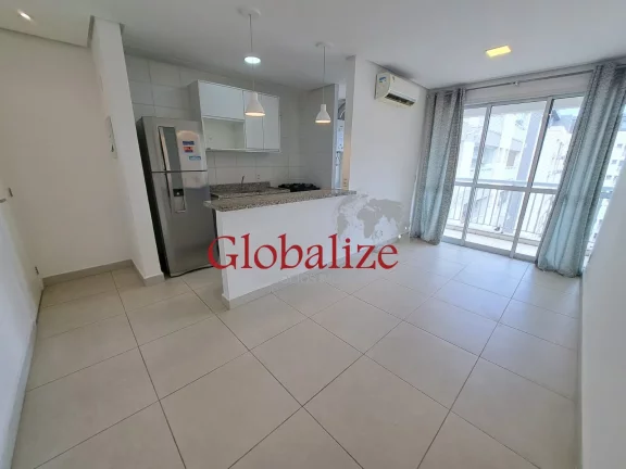 Foto do imóvel Apartamento para locação por R$3.000,00 com 1 quarto, lazer e vaga de garagem em Santos