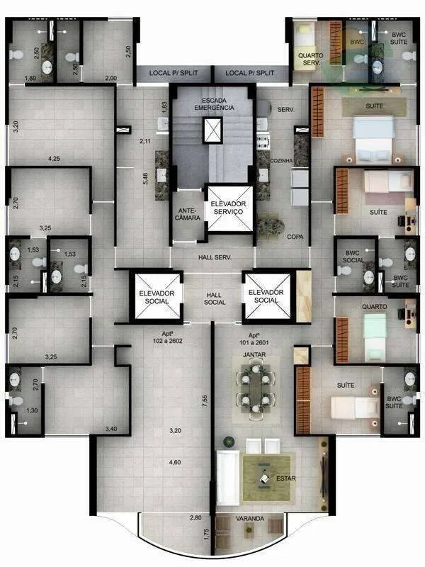 Imagem Apartamento 04 quartos, Novo, Locação, em Boa Viagem, Recife.