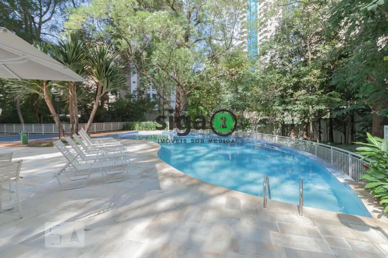 Imagem Apartamento na Vila Andrade com 3 quartos e 3 vagas, mobiliado de 170m²