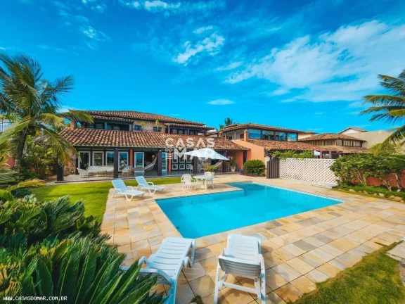 Imagem Magnífica casa de frente para o mar em condomínio de luxo em Geribá, Búzios-RJ: 6 quartos, 6 suítes, 6 salas, 7 banheiros, 4 vagas e 800m² de puro requinte!
