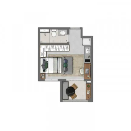 Imagem Apartamento com 1 Quarto à Venda, 28 m² em Vila Andrade - São Paulo