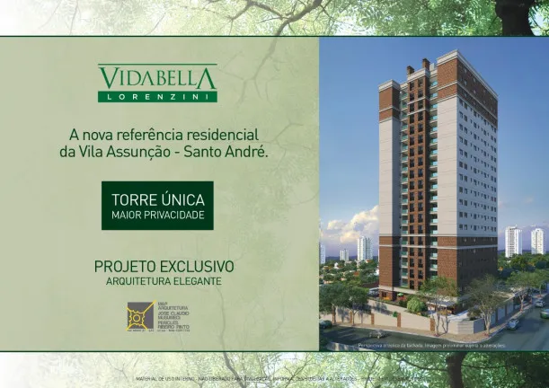 Imagem Apartamento com 3 Quartos à Venda, 117 m² em Vila Assunção - Santo André