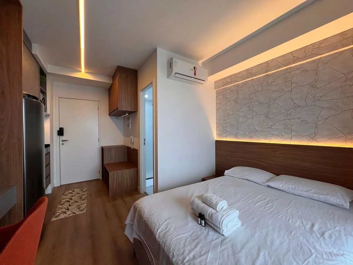 Imagem Apartamento com 1 Quarto para alugar, 23m² - Santo Amaro