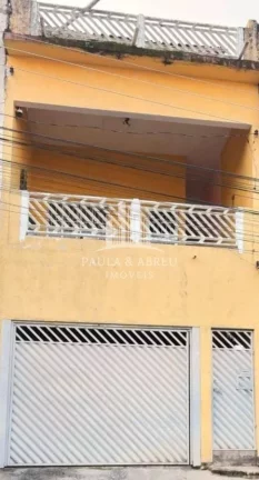 Sobrado 125m², 3 Quartos, Escritório, 2 Varandas, sendo 1 com Churrasqueira, 2 Banheiros, no Jardim Zaíra 3, Mauá-SP