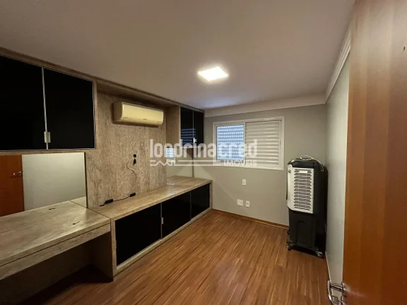 Imagem Apartamento mobiliado no Centro de Cambé com 95m², 3 quartos (1 suíte), sacada com churrasqueira, piscina, salão de festas e baixo condomínio!
