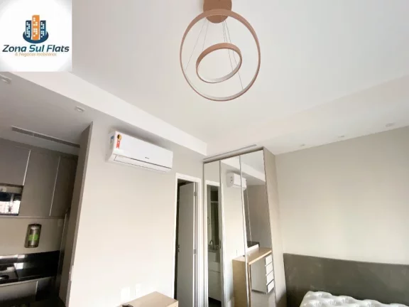Imagem Apartamento Mobiliado à Venda No Brooklin Com 1 Suíte e 1 Vaga