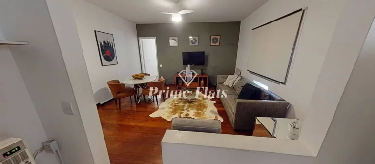 Imagem Flat disponível para venda no Condomínio do Edifício Flat Service Augusta com 123m², 2 dormitórios e 1 vaga de garagem
