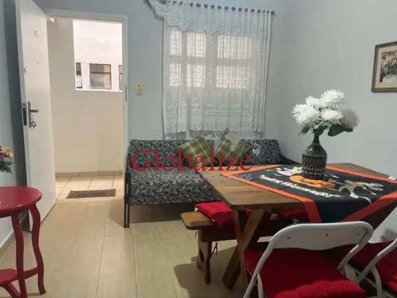 Imagem Apartamento á venda com 67m², 1 quarto, vada de garagem , frente mar por R$535.000,00 na Pompéia em Santos