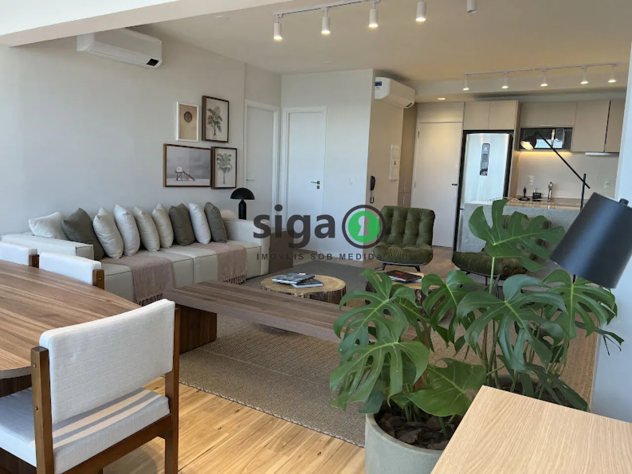 Imagem Apto Mobiliado com 66m² para locação em Pinheiros com 1 suite e 1 vaga
