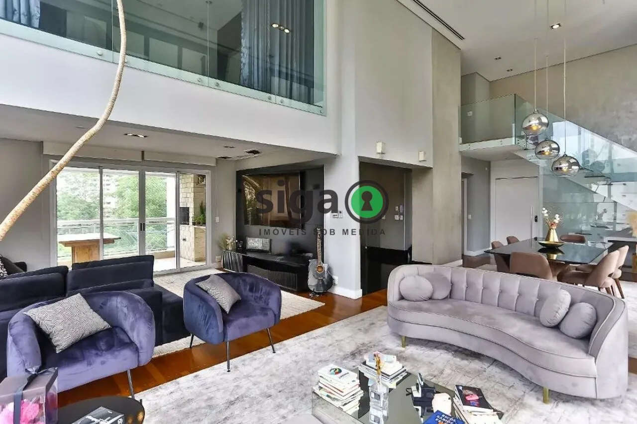 Imagem APARTAMENTO MOBILIADO PARA VENDA NO PANAMBY, TORRE UNICA, TRÊS VAGAS!