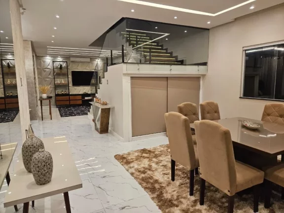 Imagem Casa Espetacular na Ponta Negra ,em um grande terreno, a casa conta, com 4 suítes, piscina , energia solar , campo de futebol, aceita financiamento