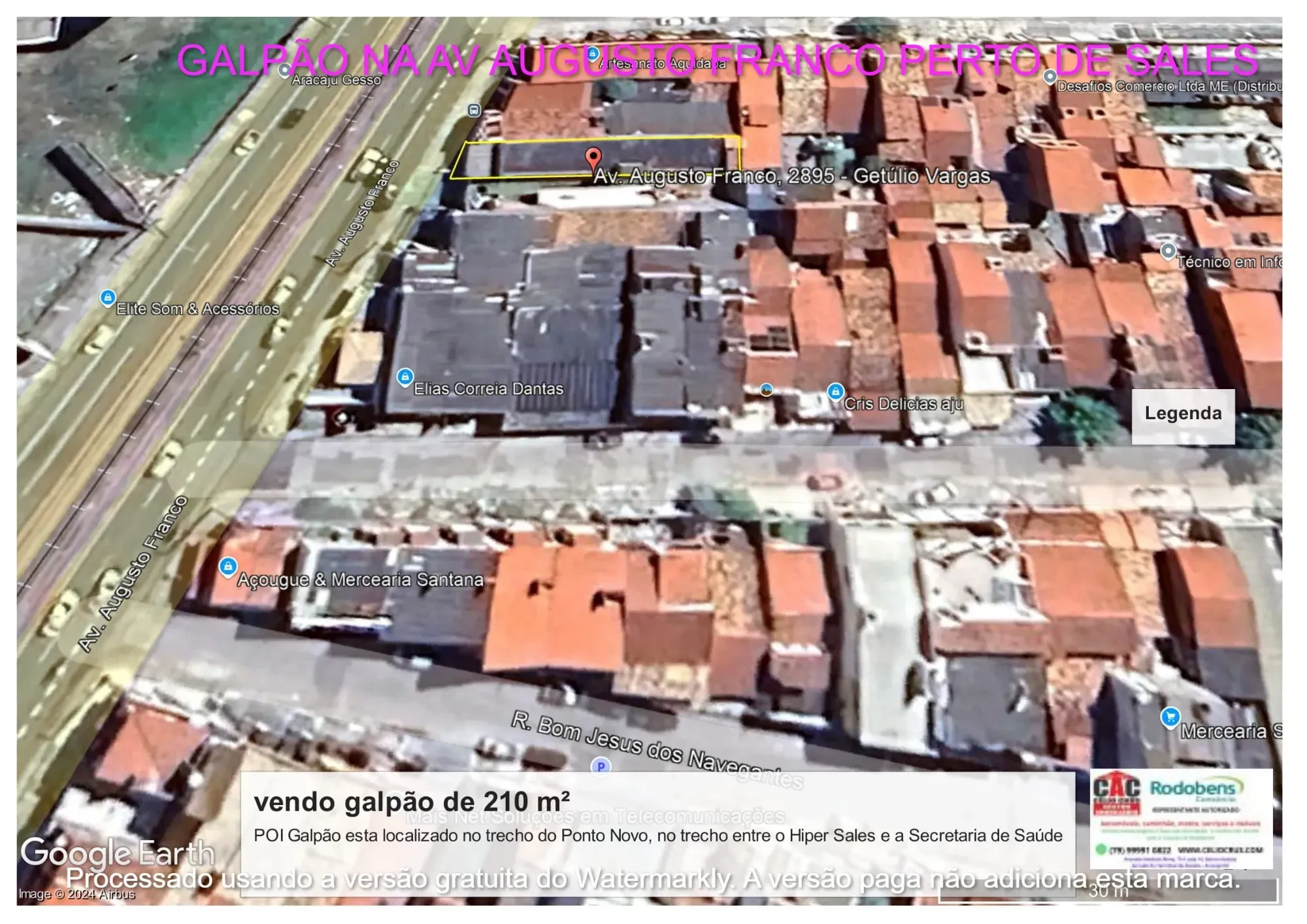 Imagem Galpão à Venda, 210 m² em Ponto Novo - Aracaju