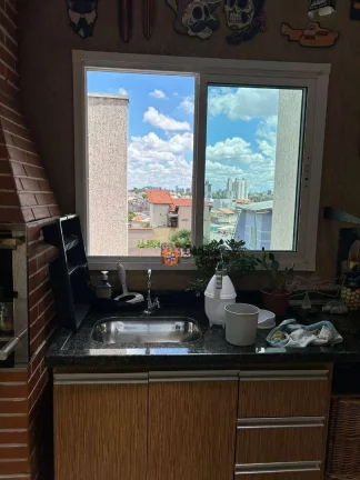 Imagem Cobertura com 2 dormitórios à venda, 80 m² por R$ 385.000,00 - Vila Linda - Santo André/SP