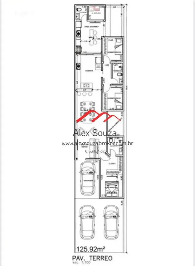 Imagem Casa para Venda em Hortolândia, Parque Gabriel, 3 dormitórios, 1 suíte, 2 banheiros, 3 vagas
