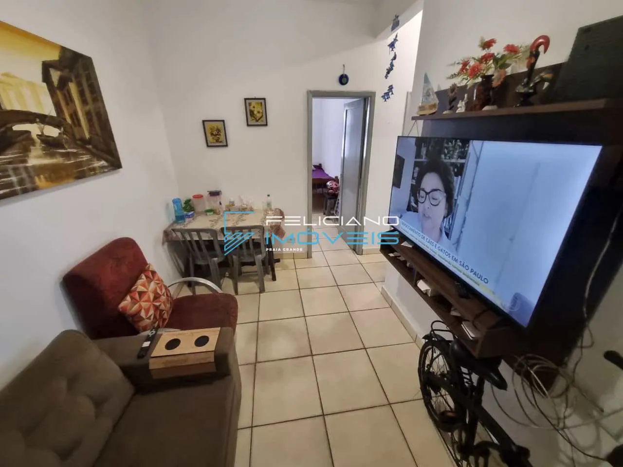 Imagem Apartamento com 2 quartos, Guilhermina, Praia Grande - R$ 298 mil, Cod: 7007