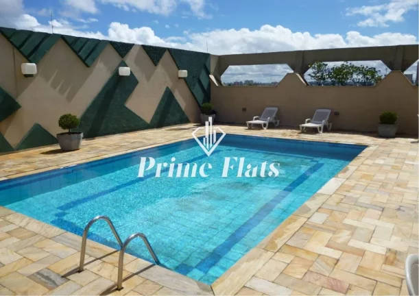 Imagem Flat disponível para venda no Saint Moritz Flat Service, com 48m², 1 dormitório e 1 vaga