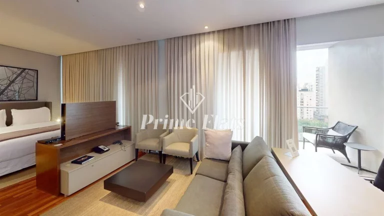 Imagem Flat disponível para locação no FL Residence, com 42m², 1 dormitório e 1 vaga de garagem