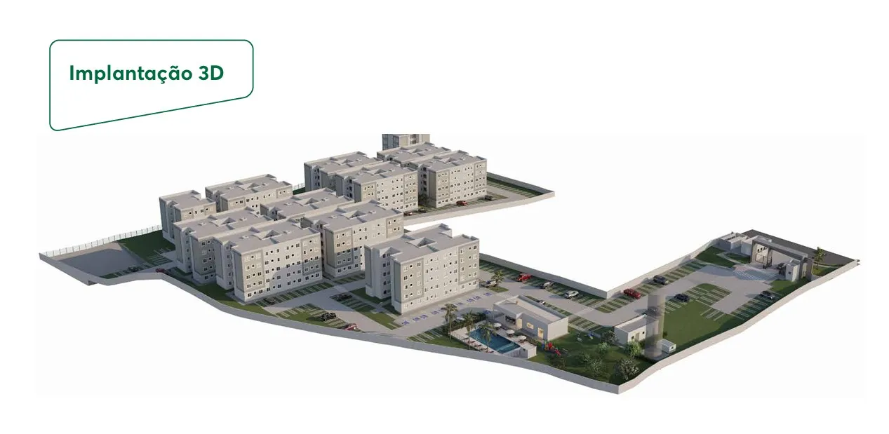 Imagem Apartamento com 2 Quartos à Venda, 40 m² em Boa União (Abrantes) - Camaçari