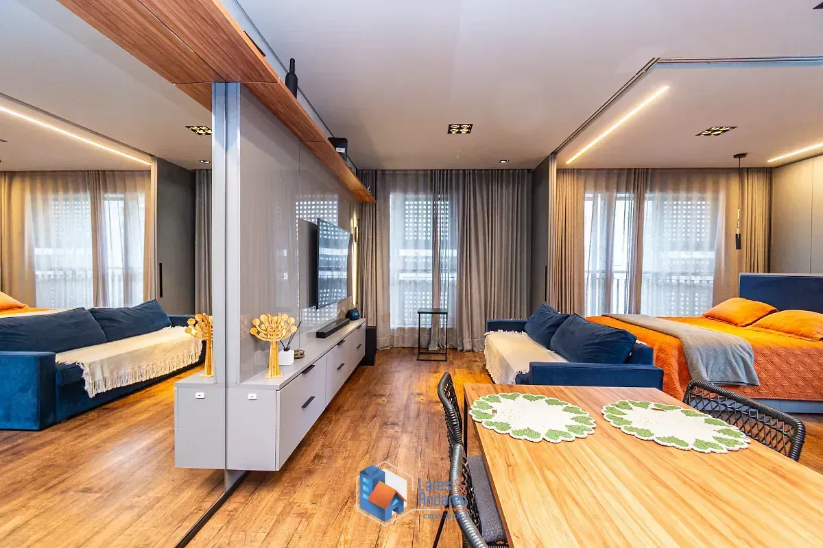 Imagem Apartamento para venda em Indianópolis com 1 quarto, sendo 1 suíte, 48m²