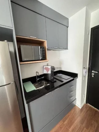 Imagem Apartamento com 1 dormitório para alugar, 24 m² por R$ 3.330,00/mês - Brooklin - São Paulo/SP