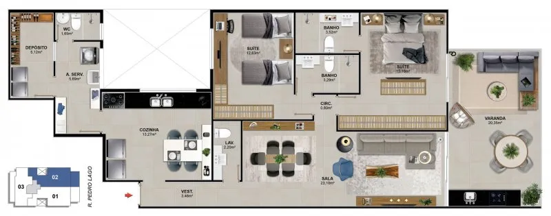 Imagem Apartamento a Venda no bairro Barra da Tijuca - Rio de Janeiro, RJ