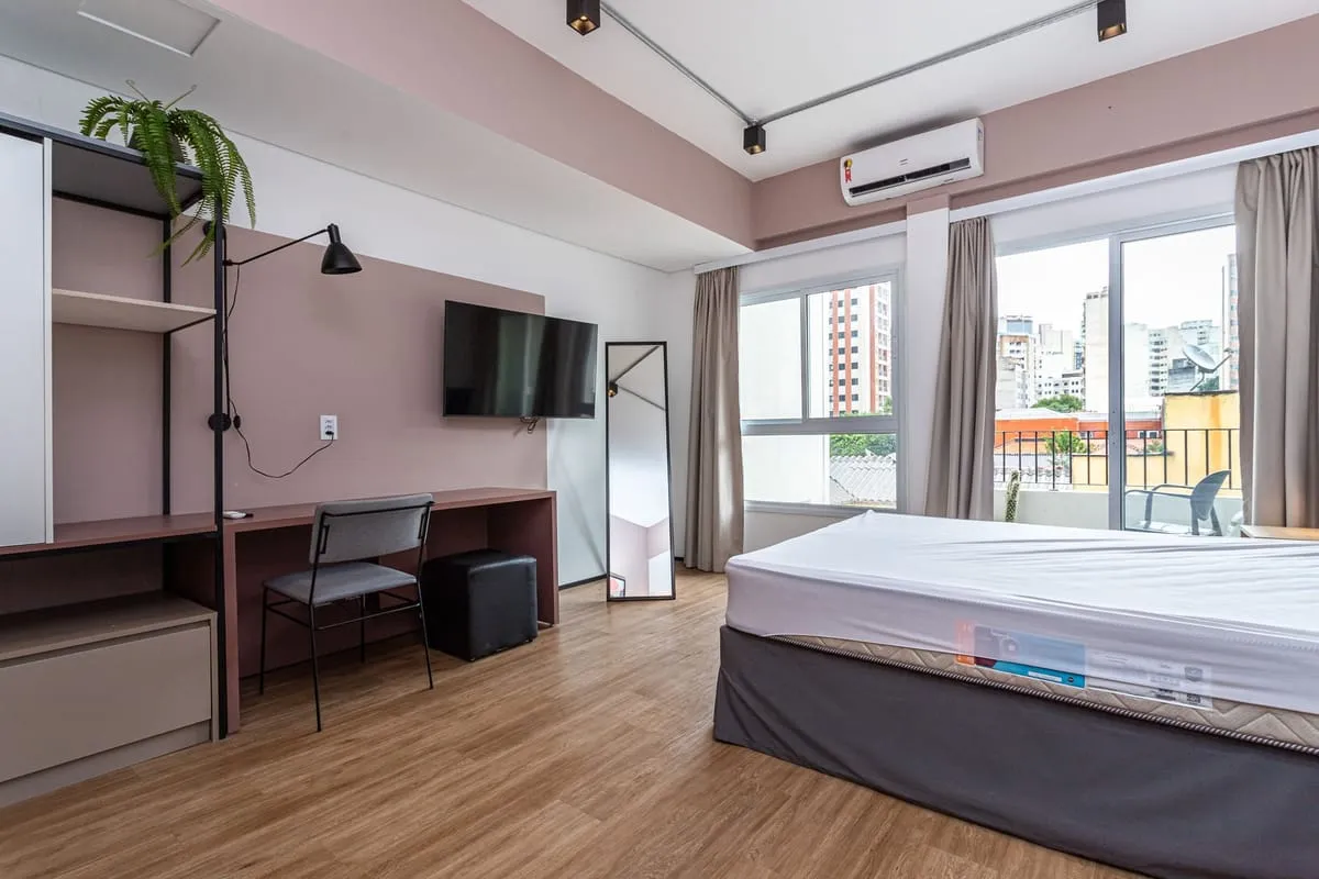 Imagem Apartamento com 1 Quarto para alugar, 32m² - Campo Elíseos