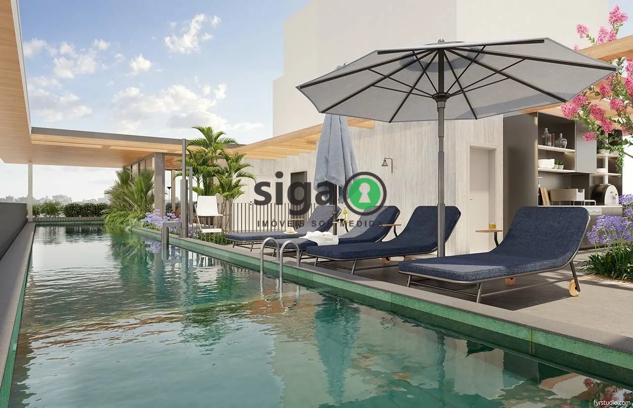 Imagem Apartamento à venda no Itaim com 1 quarto, 40m², 1 vaga