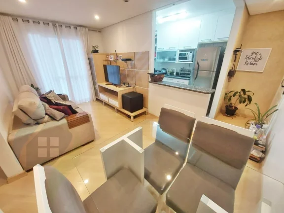 Foto do imóvel Apartamento de 2 dormitórios sendo 1 suíte, 2 banheiros, 1 vaga, com 60m² em Rudge Ramos, São Bernardo do Campo