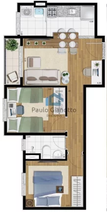 Imagem Apartamento para locação no Residencial Villas da Granja