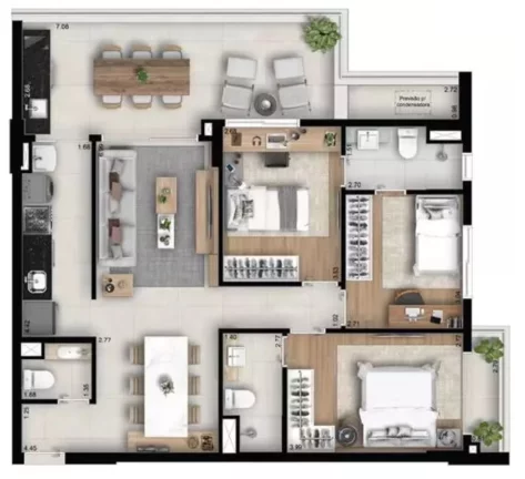 Imagem APARTAMENTO RESIDENCIAL em Rio de Janeiro - RJ, Barra da Tijuca