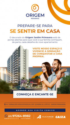 Imagem Apartamento com 2 Quartos à Venda, 57 m² em Jardim Primavera - Duque de Caxias