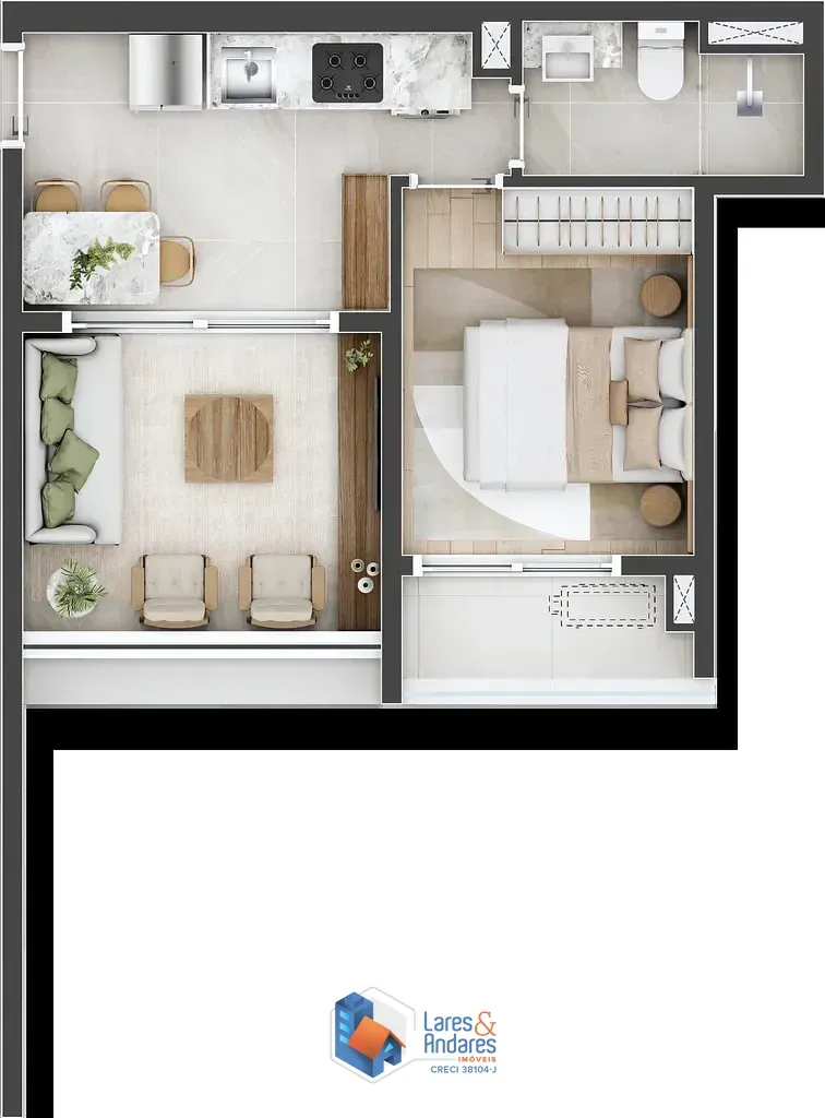 Imagem Apartamento à venda 1 Quarto 36.99M² Pinheiros São Paulo - SP | Matté João Moura - Residencial