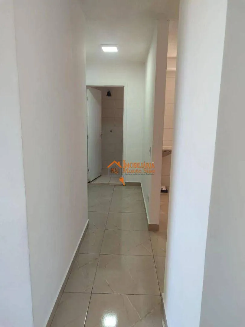 Imagem Apartamento com 2 dormitórios para alugar, 46 m² por R$ 1.301,00/mês - Jardim Nova Cidade - Guarulhos/SP