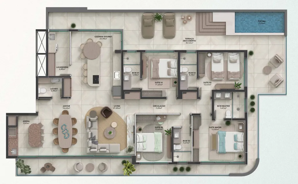 Imagem Imperdível cobertura de luxo à venda em Guaratuba-PR, Centro: 4 quartos, 4 suítes, 6 banheiros, 3 vagas de garagem, 249,10m².