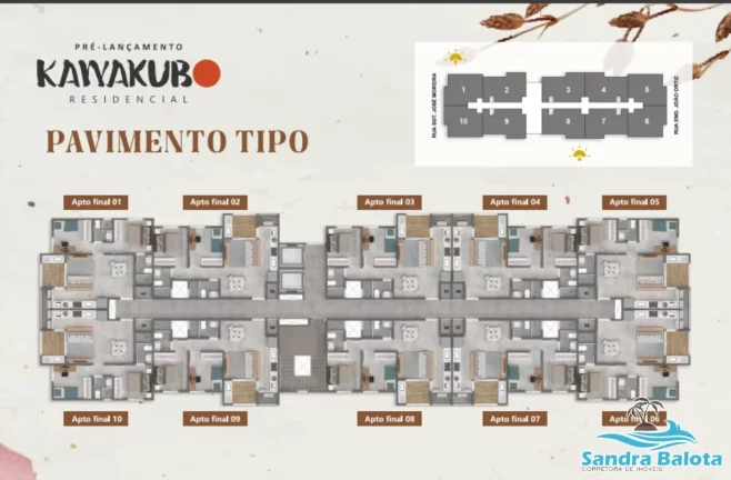 Foto do imóvel Apartamentos de 56m² com 2 dormitórios sendo 1 suíte/ Praia Grande-Ubatuba